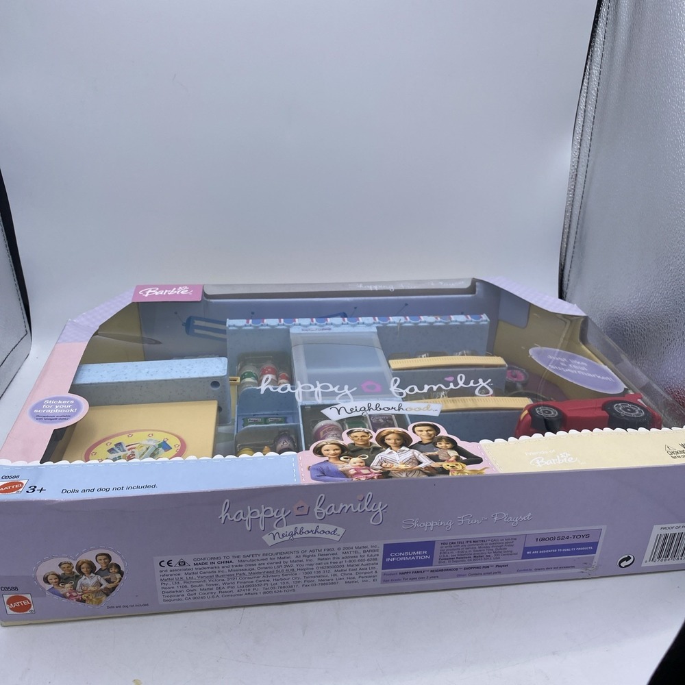 Barbie Happy Family Neighborhood Shopping Fun Playset Supermarket Store RHTF NIB - Picture 12 of 16